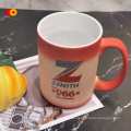 Wholesale high quality 15oz Magic color changing travel coffee sublimation ceramic mug